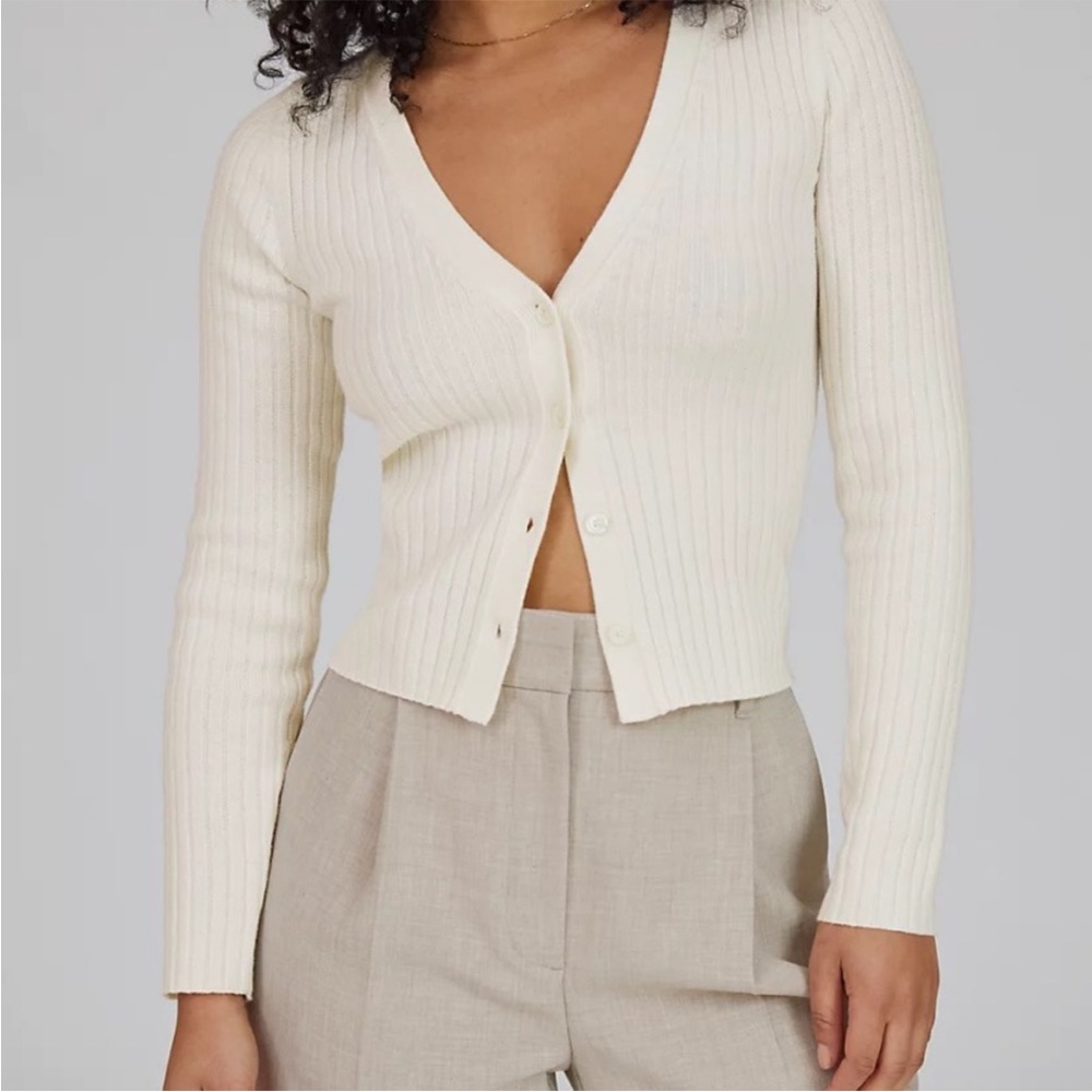 Aritzia Wilfred Manila Cardigan - XS Oak